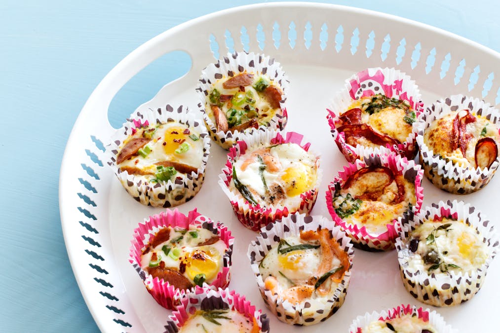 Huevos cupcakes keto para llevar