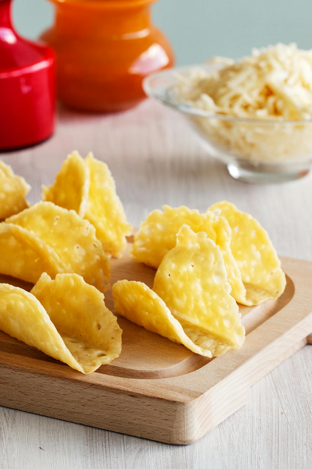 Tortillas crocantes de tacos keto