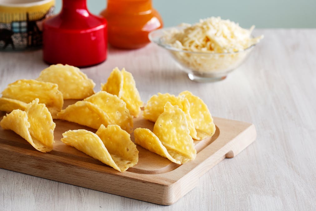 Tortillas crocantes de tacos keto