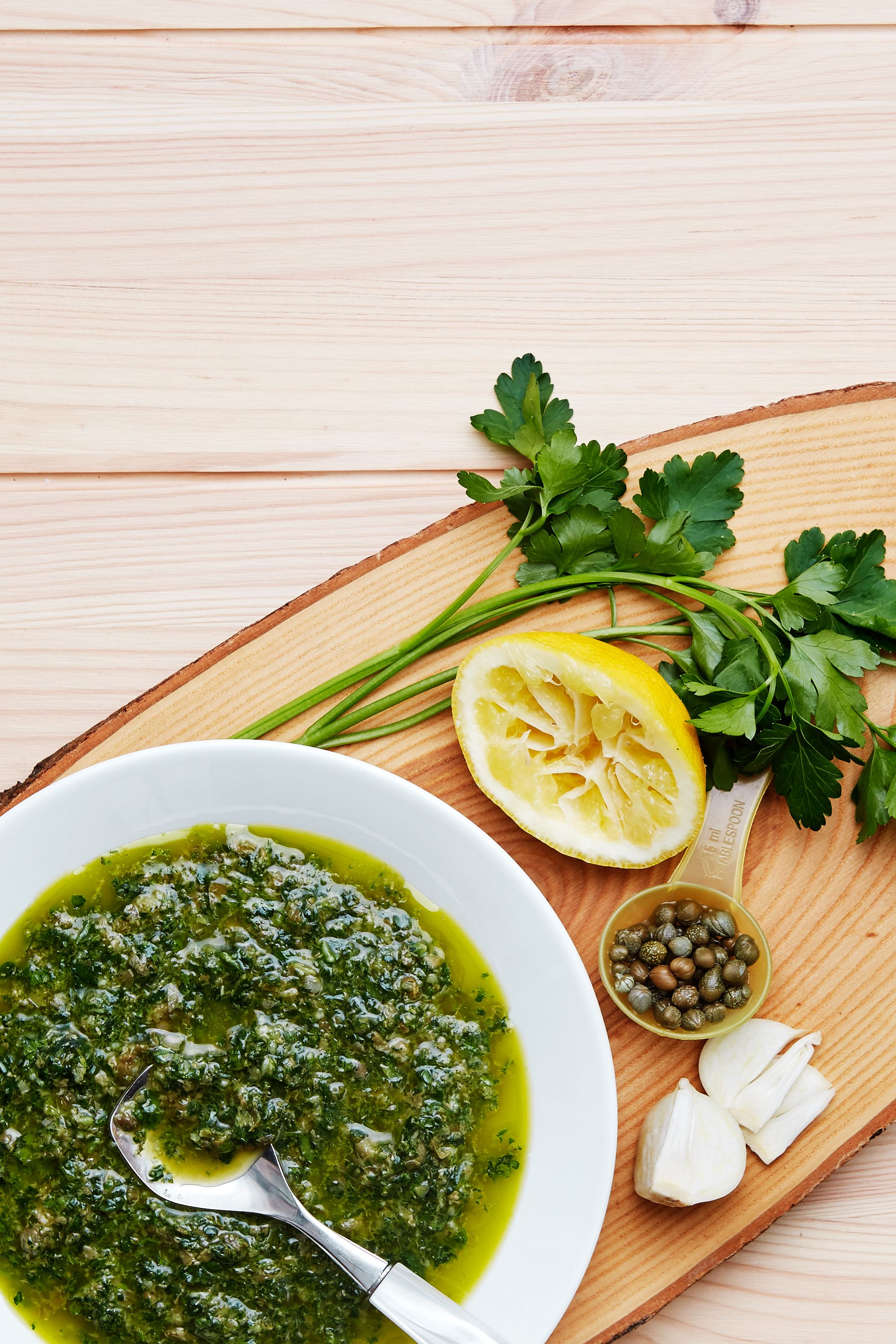 Salsa verde cetogénica