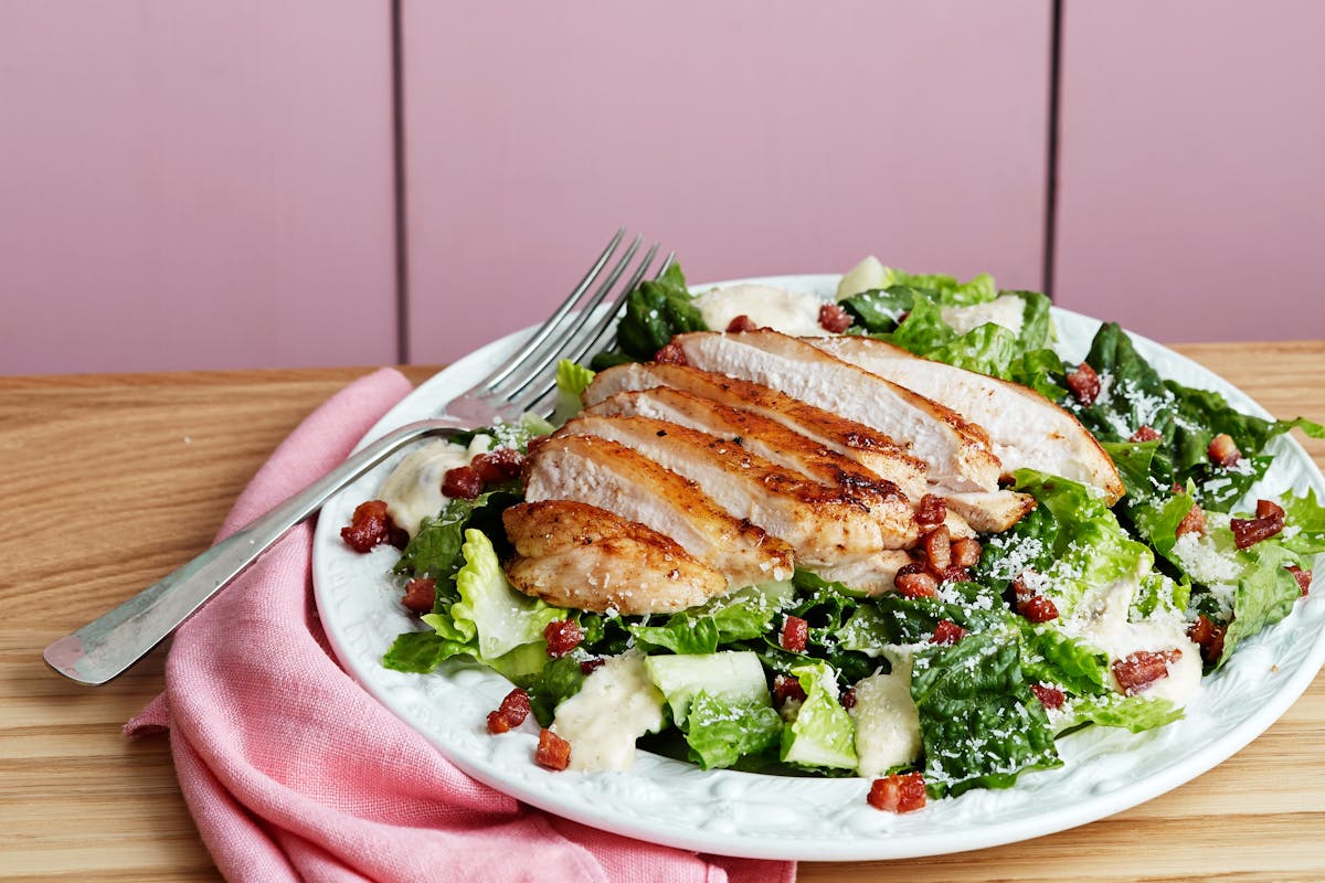 Ensalada César cetogénica