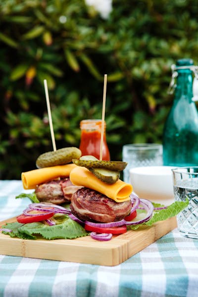 Hamburguesas envueltas en bacon