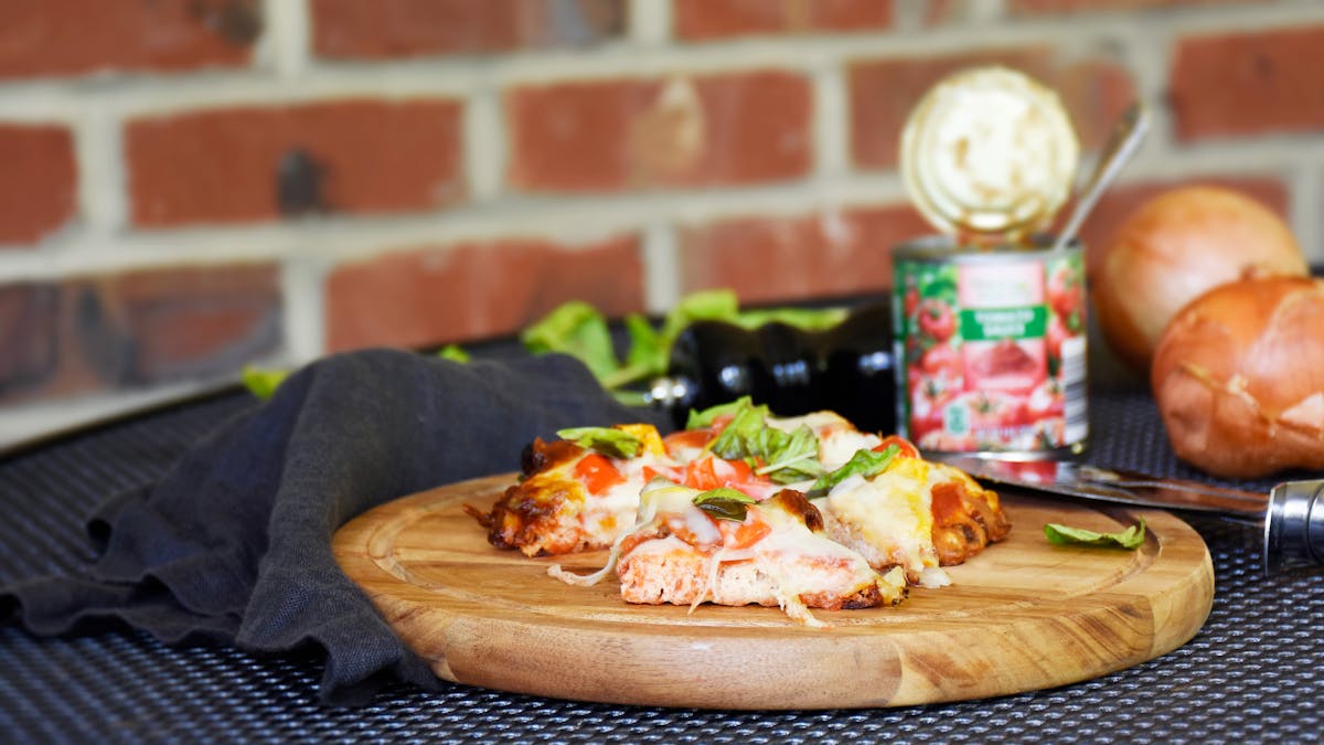 La pizza keto de Sullivan