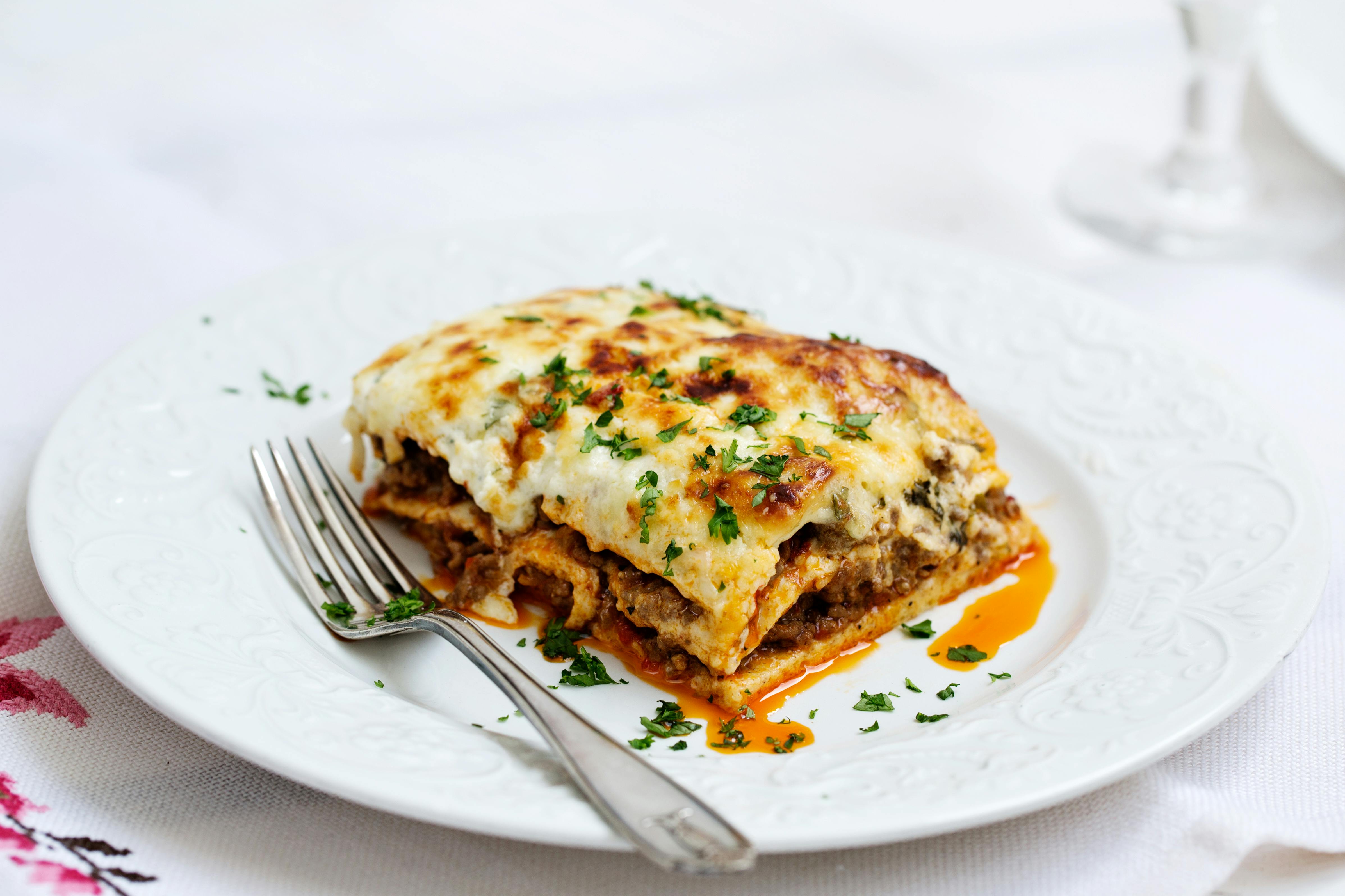 Lasaña keto