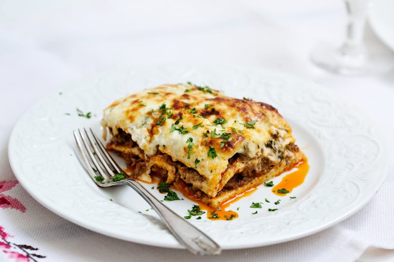 Lasaña keto
