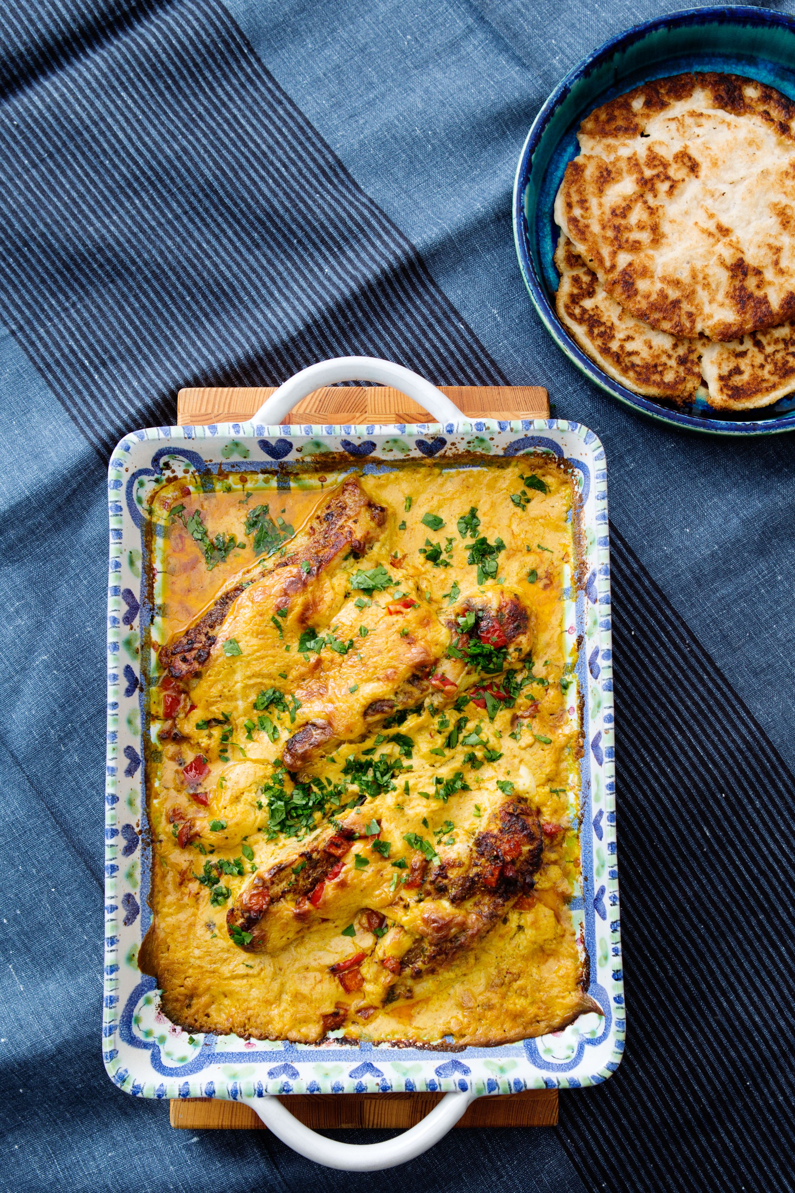 Garam masala de pollo al horno