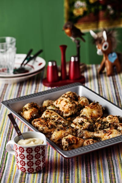 Pollo al ajillo bajo en carbohidratos