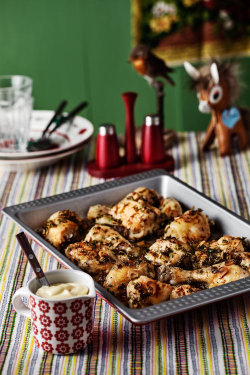 Pollo al ajillo bajo en carbohidratos