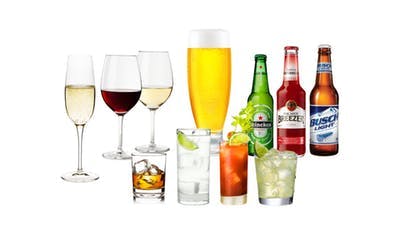 Alcohol bajo en carbohidratos