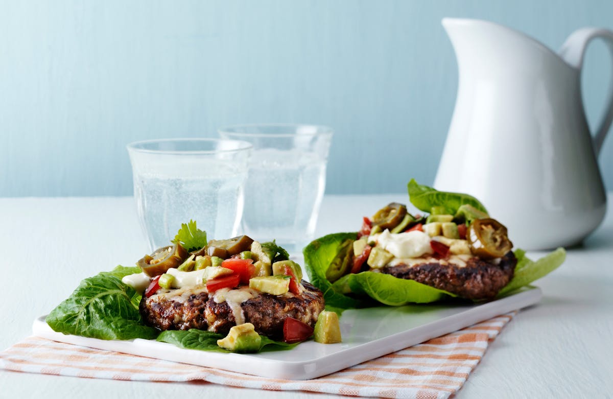 La clásica hamburguesa de queso keto