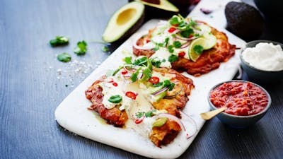 Taco pizza