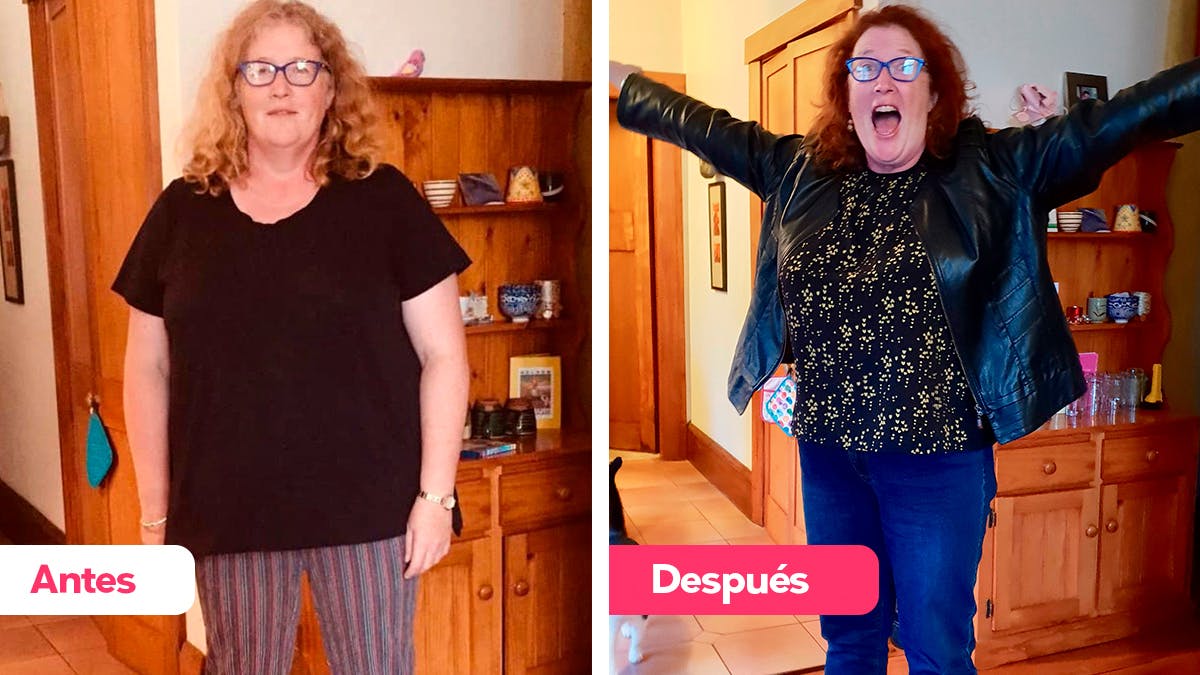 Jacquie después de 6 meses con keto