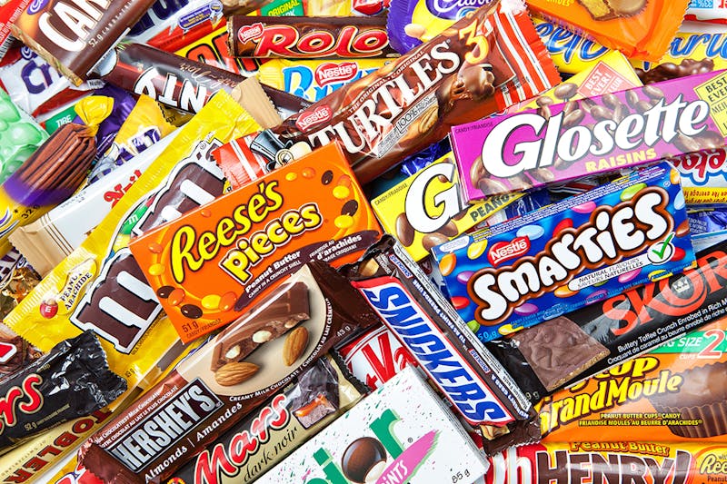Barras de chocolate