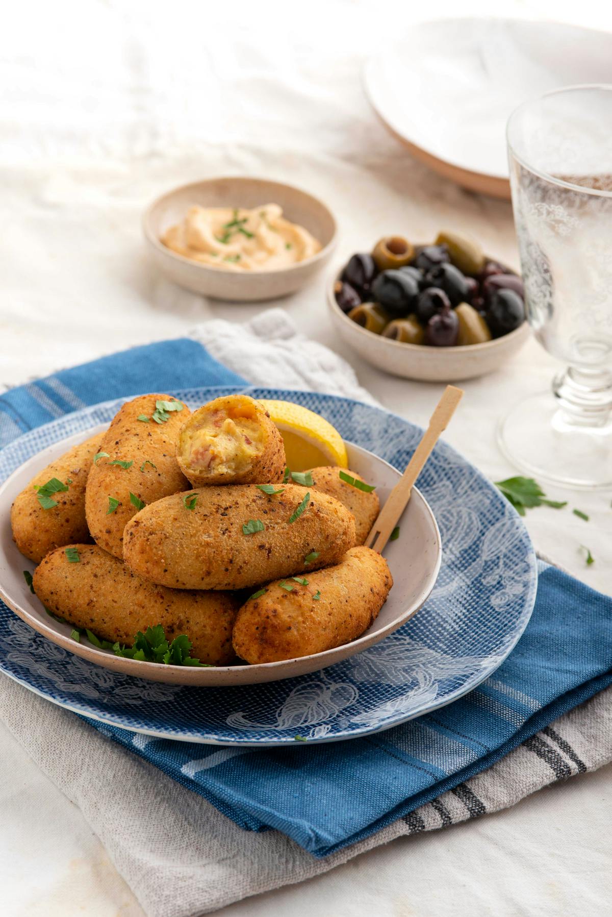 Croquetas de jamón serrano bajas en carbohidratos