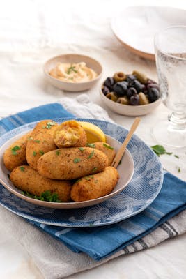 Croquetas de jamón serrano bajas en carbohidratos