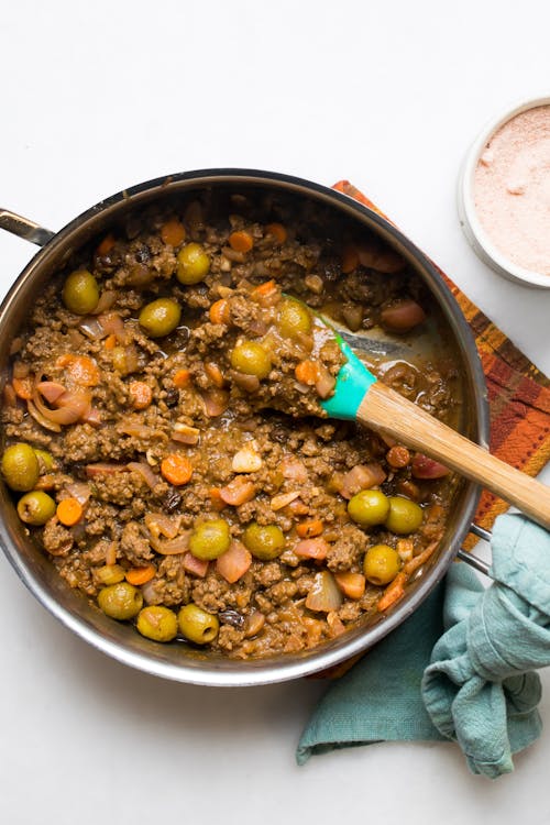 Picadillo cubano bajo en carbohidratos