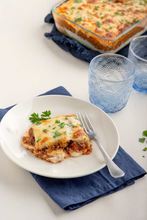 Lasaña de berenjenas low-carb