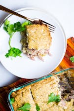 Pastel de Tamal Relleno low carb