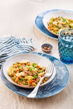 Arroz de coliflor “chaufa” low carb