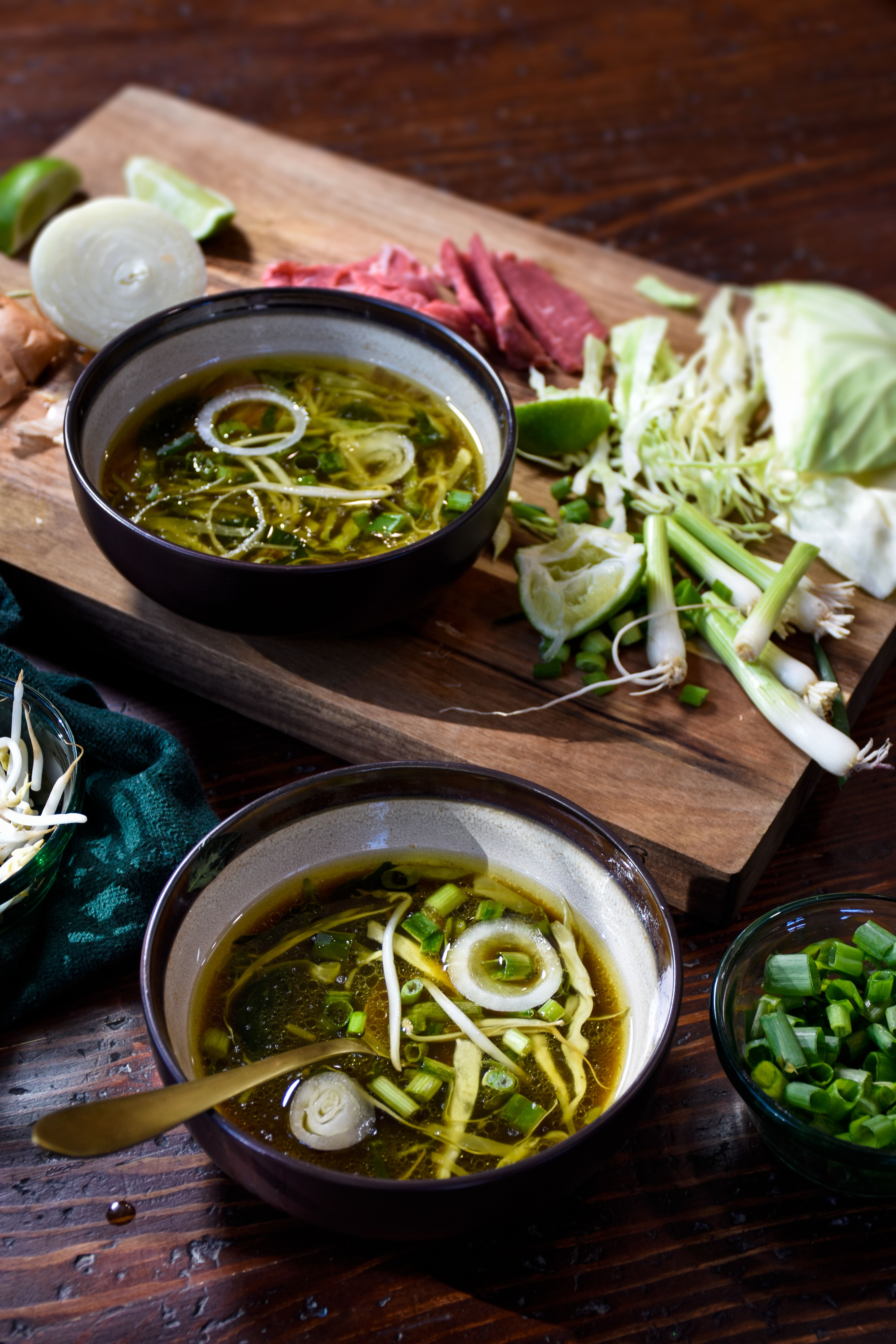 Pho vietnamita bajo en carbohidratos