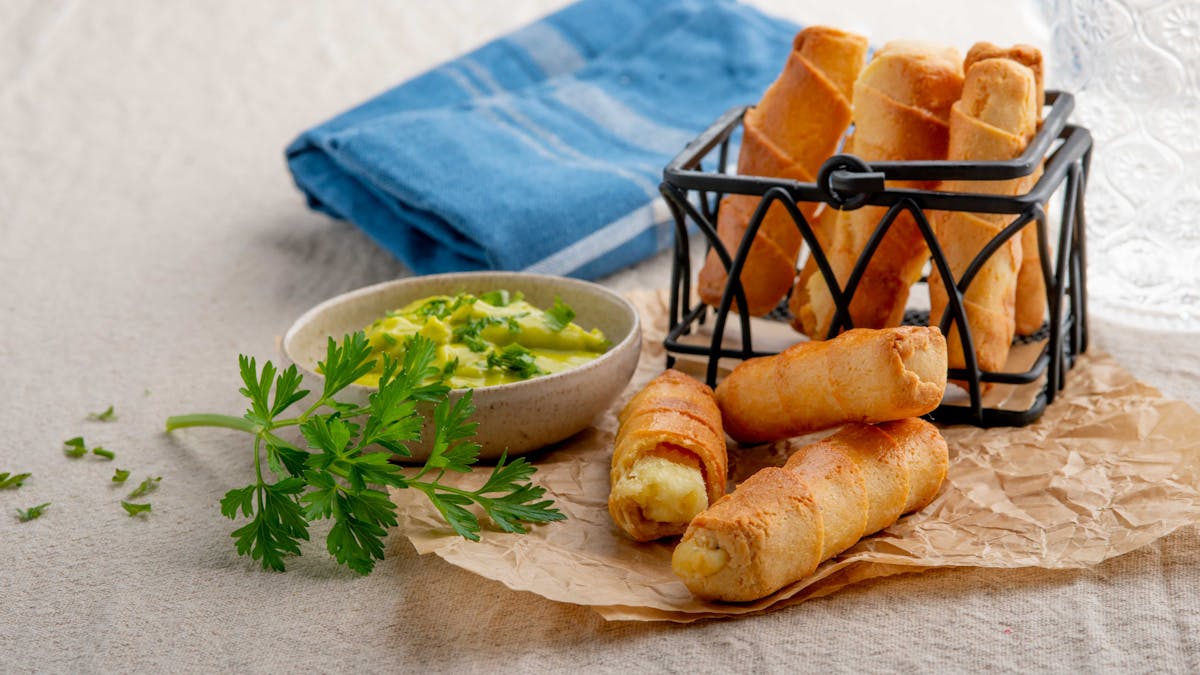 Tequeños bajos en carbohidratos