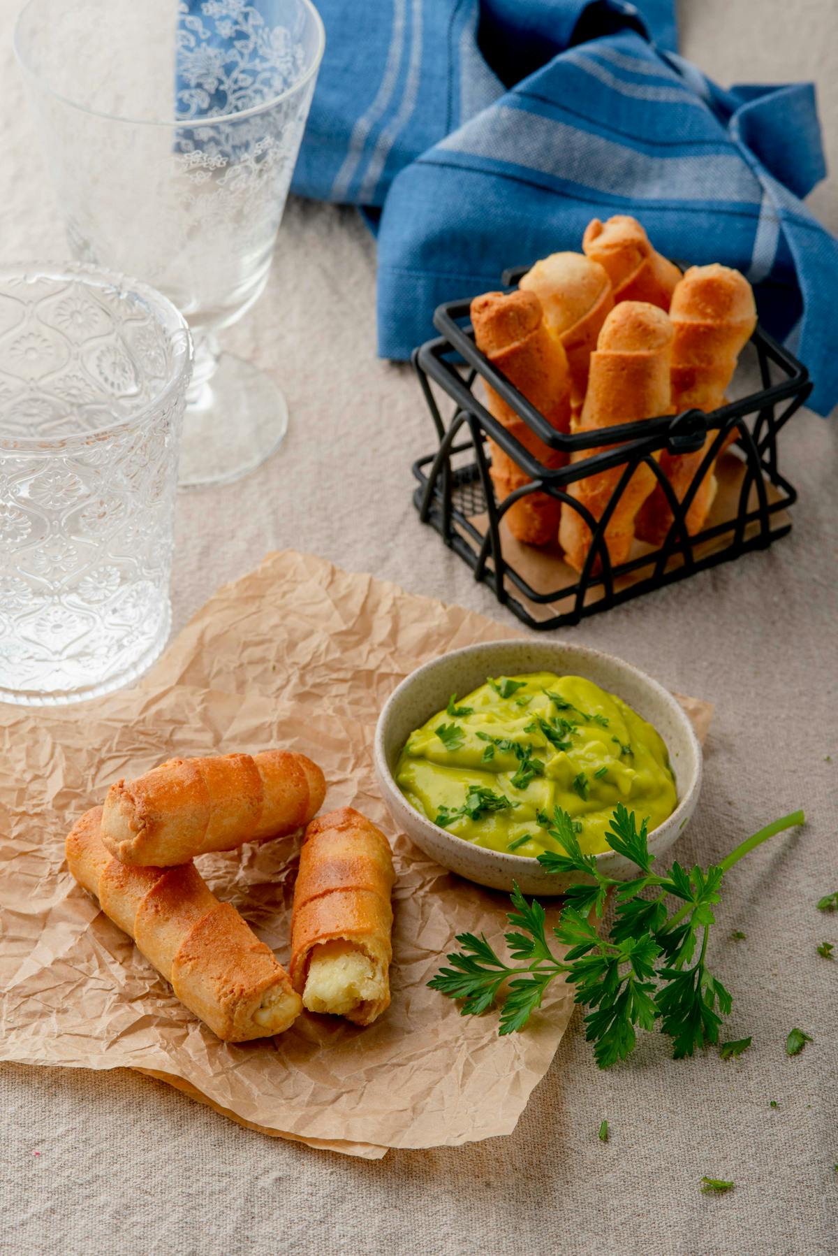 Tequeños bajos en carbohidratos