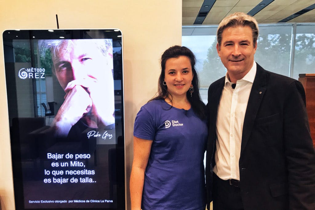 Kim con Pedro Grez