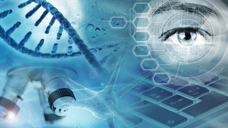 genetic research abstract background