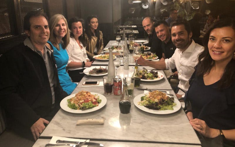 Cena tras el seminario