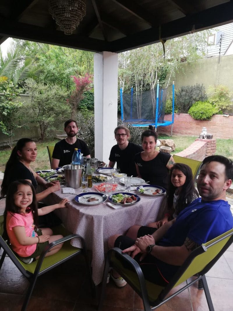 Almuerzo con la familia