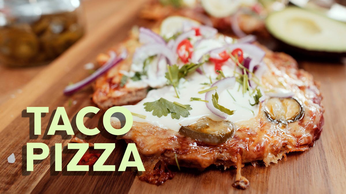 Taco Pizza, receta en video