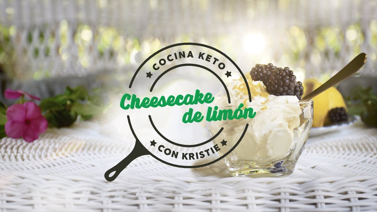 Cocina keto con Kristie - Cheesecake de limón