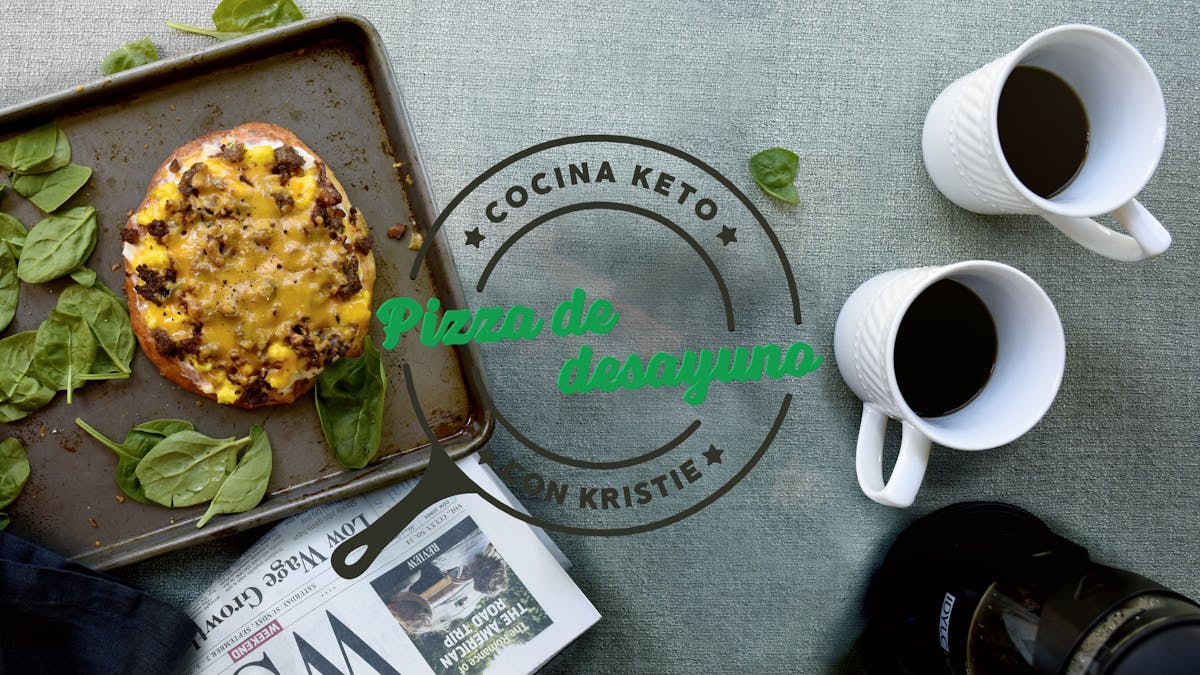 Cocina keto con Kristie - Pizza de desayuno