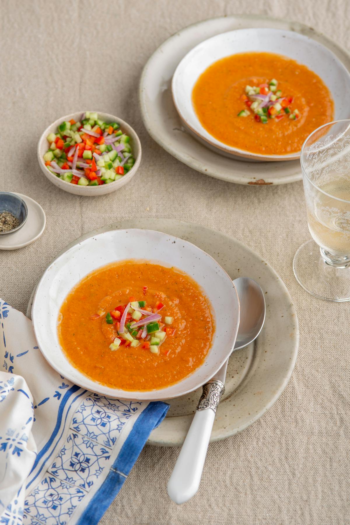 Gazpacho bajo en carbos