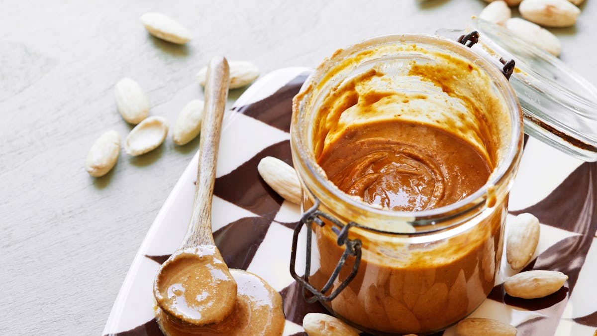 Mantequilla de almendras casera