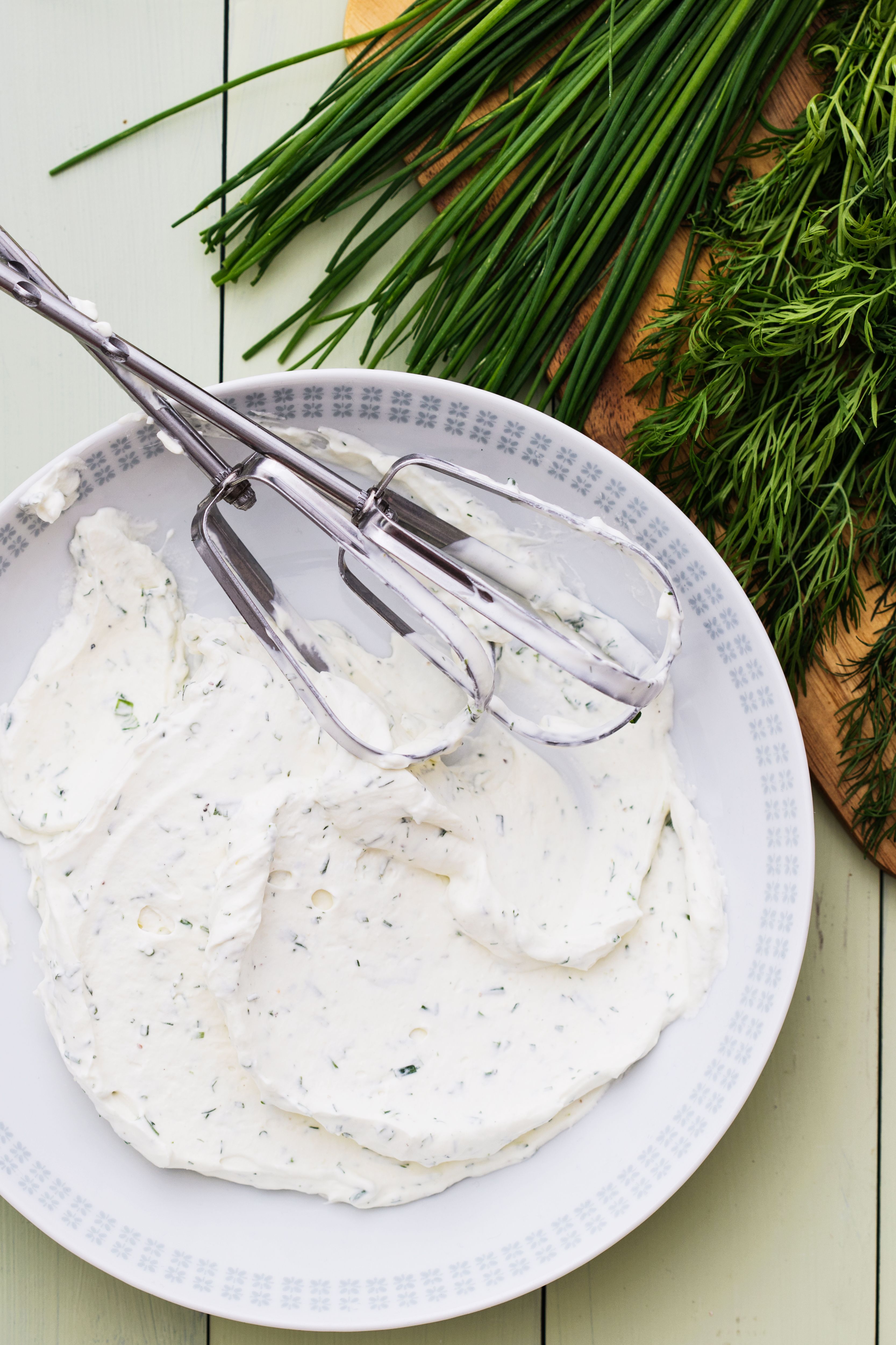 Salsa cremosa de hierbas