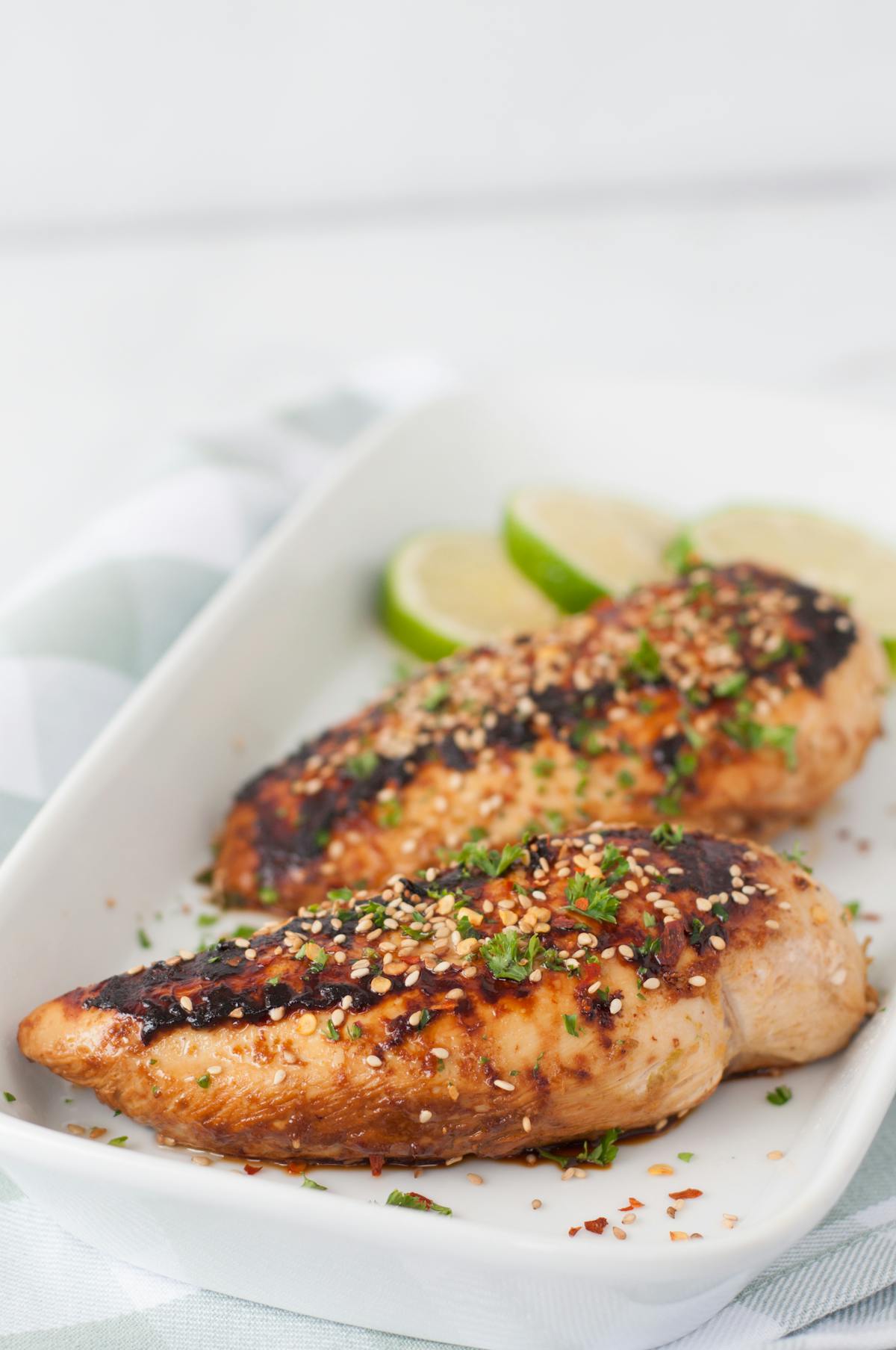 Pollo al limón con jengibre