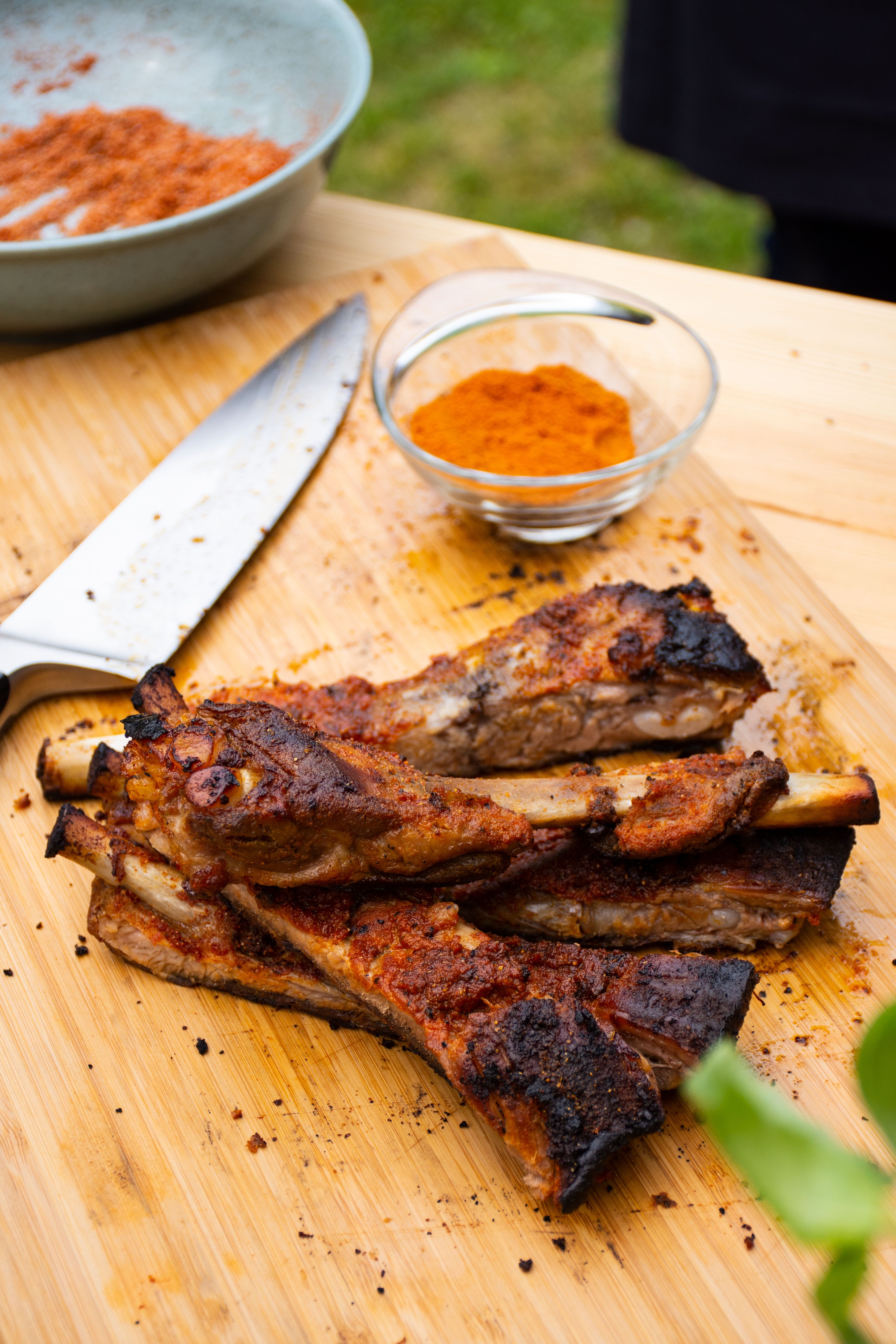 Costillas de cerdo a la parrilla