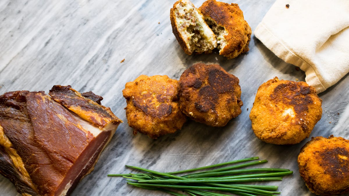 Croquetas keto de jamón