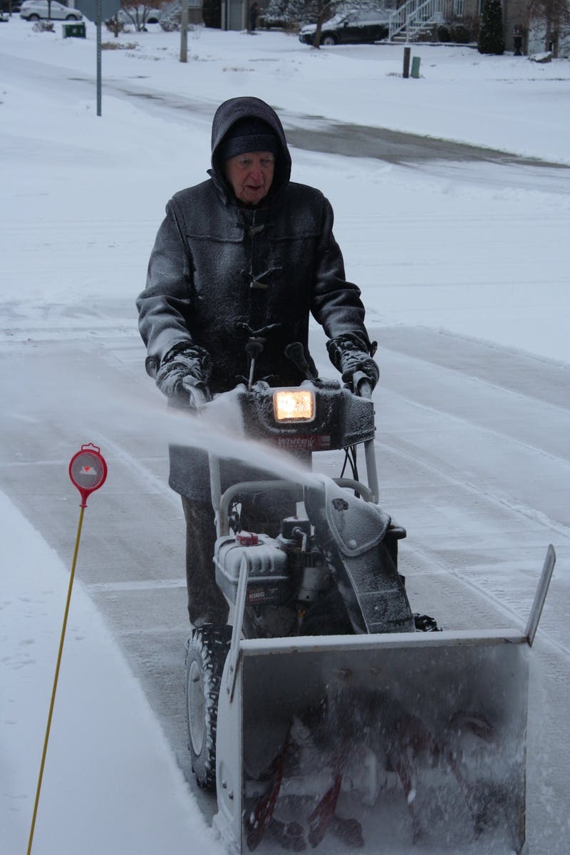 Dad-snowblowing