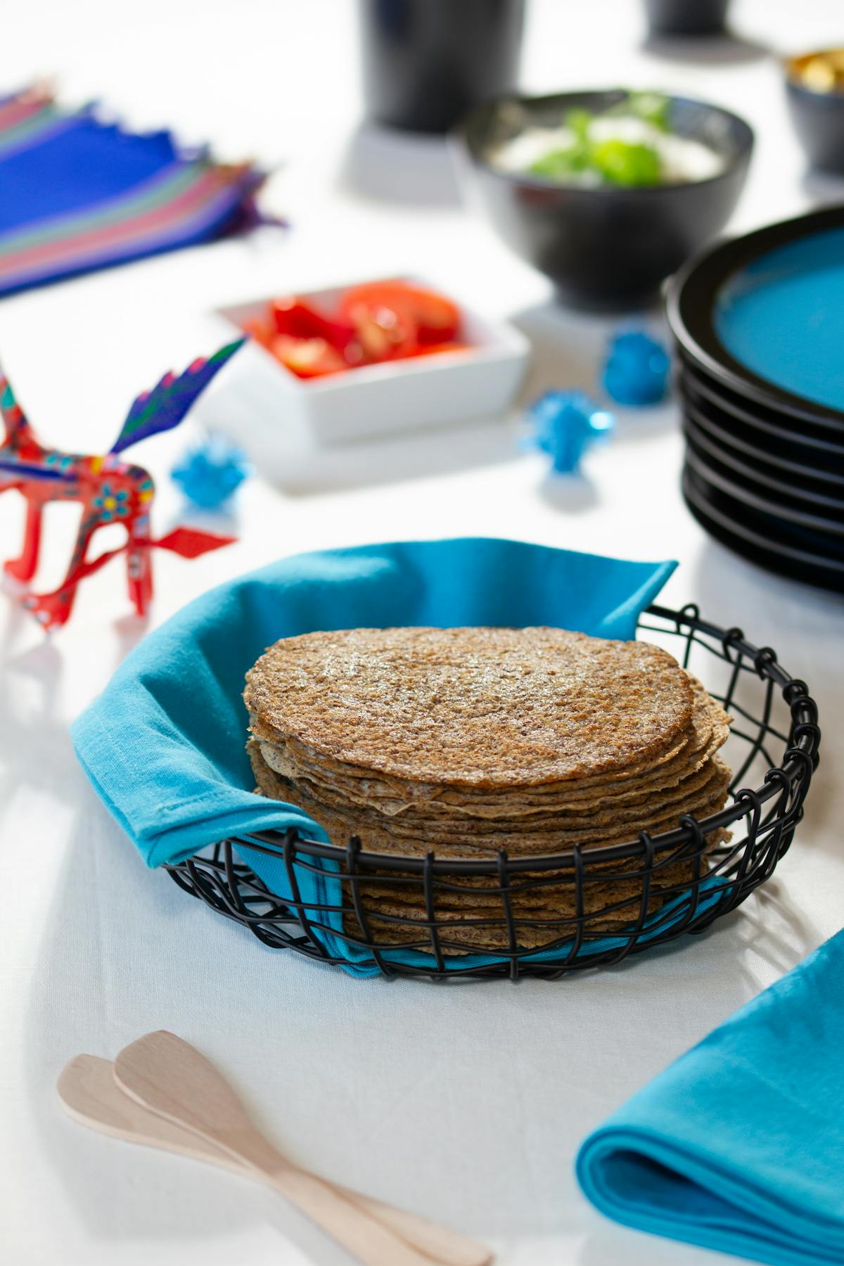 Tortillas de linaza cetogénicas