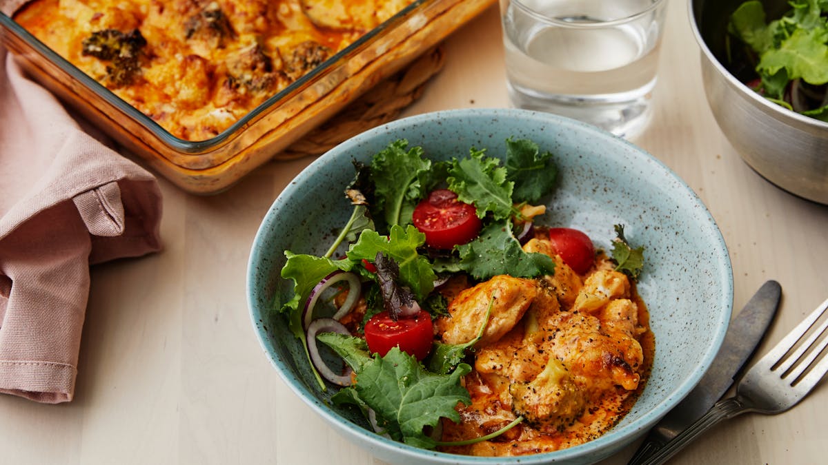 Estofado keto de pollo picante