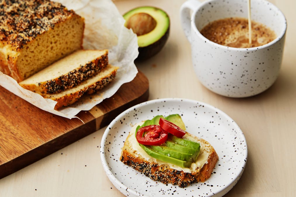 Pan keto sin frutos secos