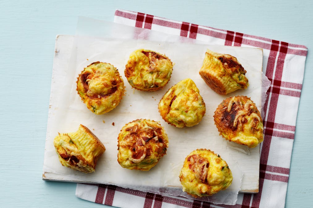 Muffins de huevo keto