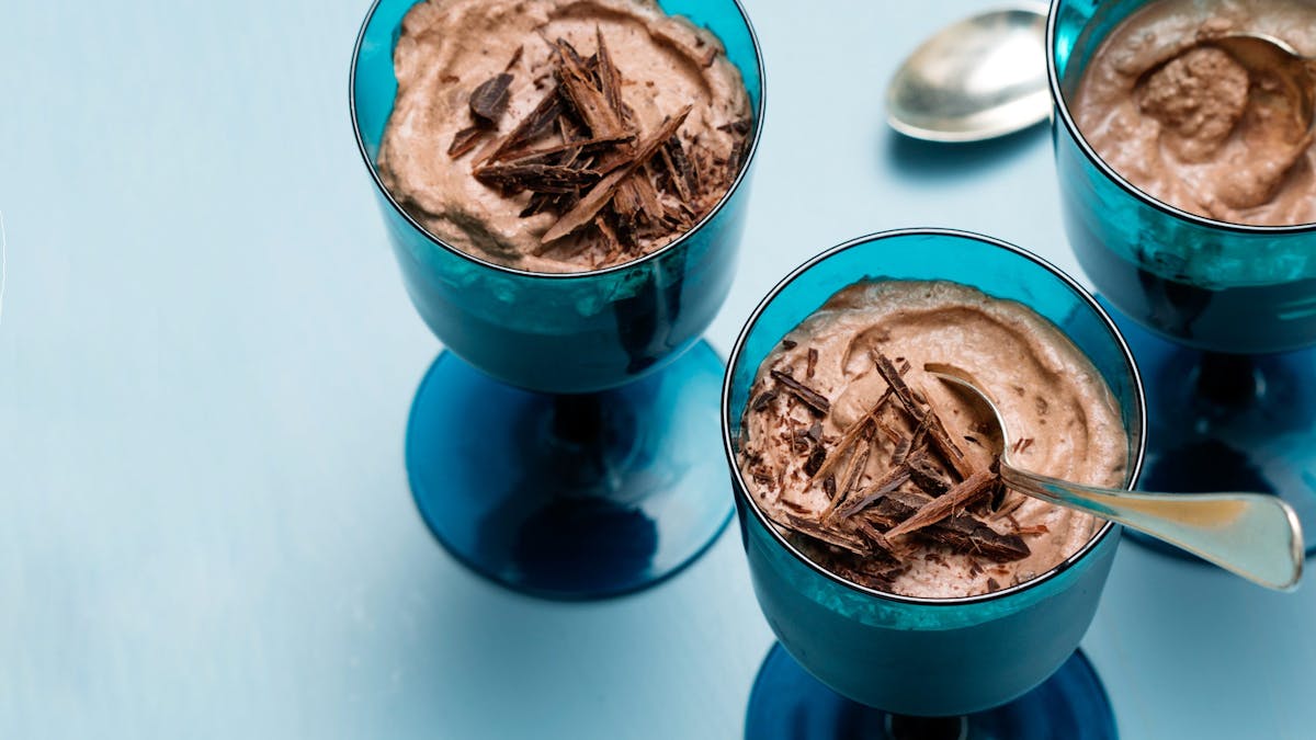 Mousse de chocolate baja en carbos
