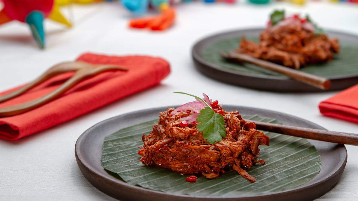 Cochinita Pibil en olla de cocción lenta
