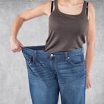 Old pants are too big