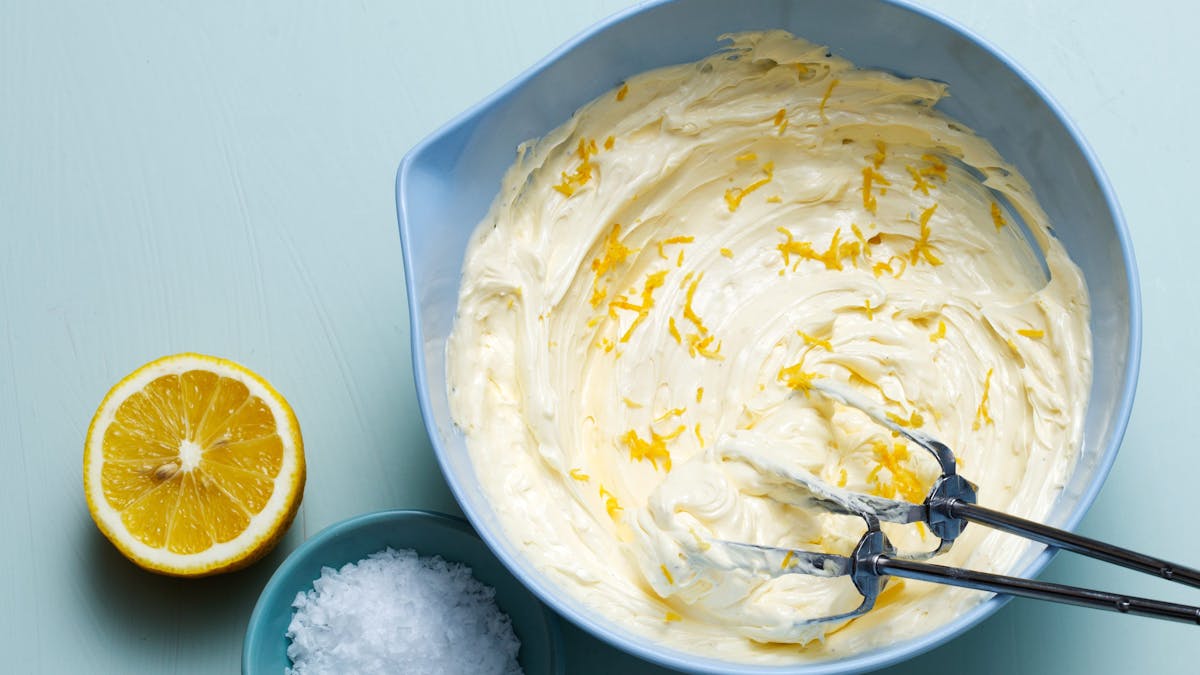 Mantequilla batida con limón