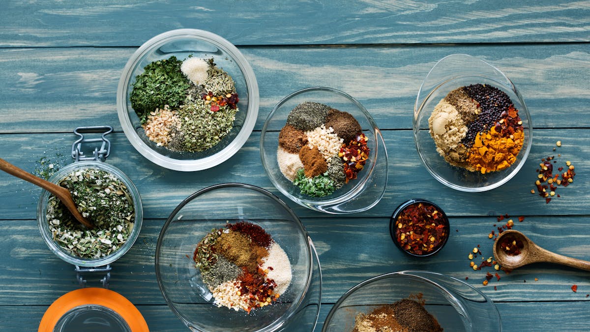 Mezclas caseras de especias