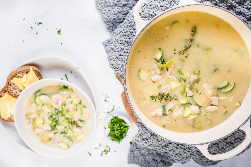 Guiso de pollo y verduras bajo en carbohidratos